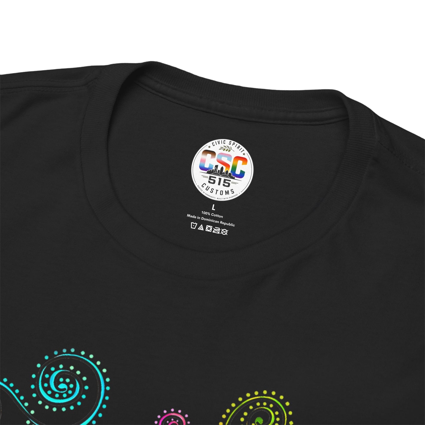T-Shirt — "Chinga La Migra" Floral Graphic Tee