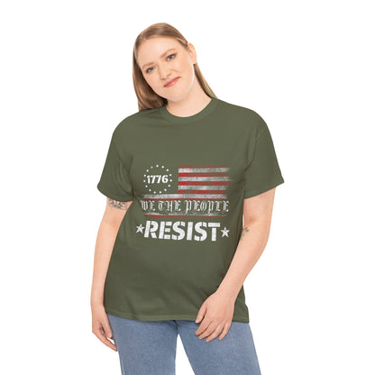 Resist 1776 Tee — 'We The People' Distressed American Flag T-Shirt