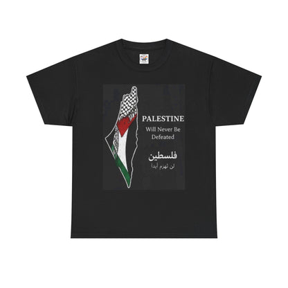 Palestine Will Never Be Defeated Tee