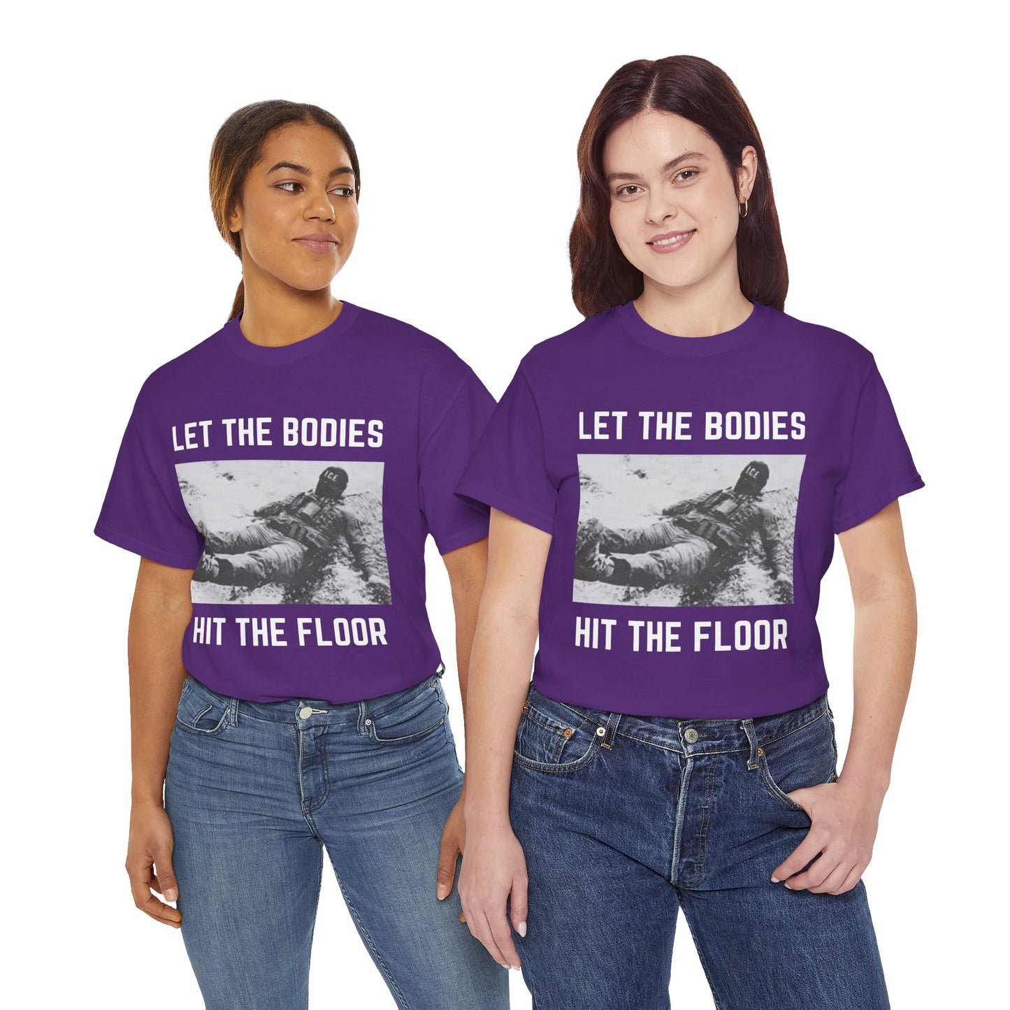 Let The Bodies Hit The Floor T-Shirt — Gothic Metal Band Lyric Tee