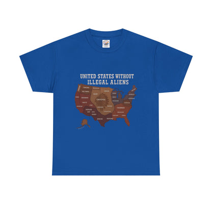 “United States Without Illegal Aliens” Political Graphic T-Shirt
