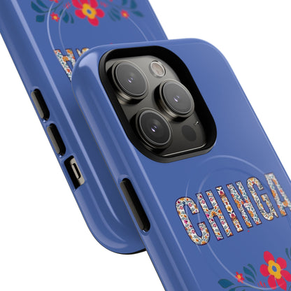 Phone Case — "Chinga La Migra" Tough Magnetic Protective Case | Floral Bold Statement