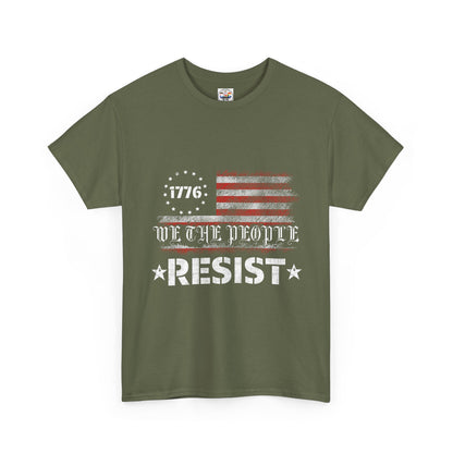 Resist 1776 Tee — 'We The People' Distressed American Flag T-Shirt