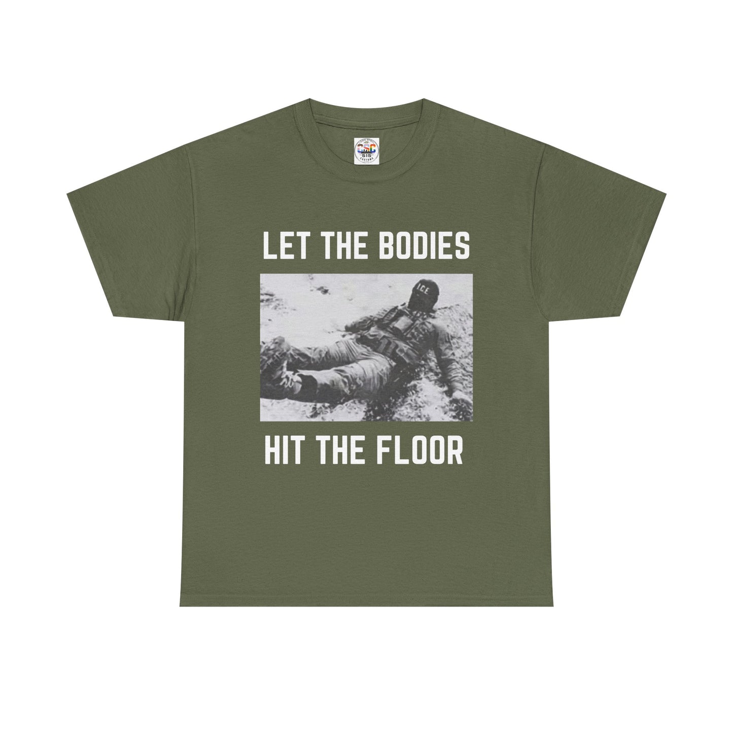 Let The Bodies Hit The Floor T-Shirt — Gothic Metal Band Lyric Tee