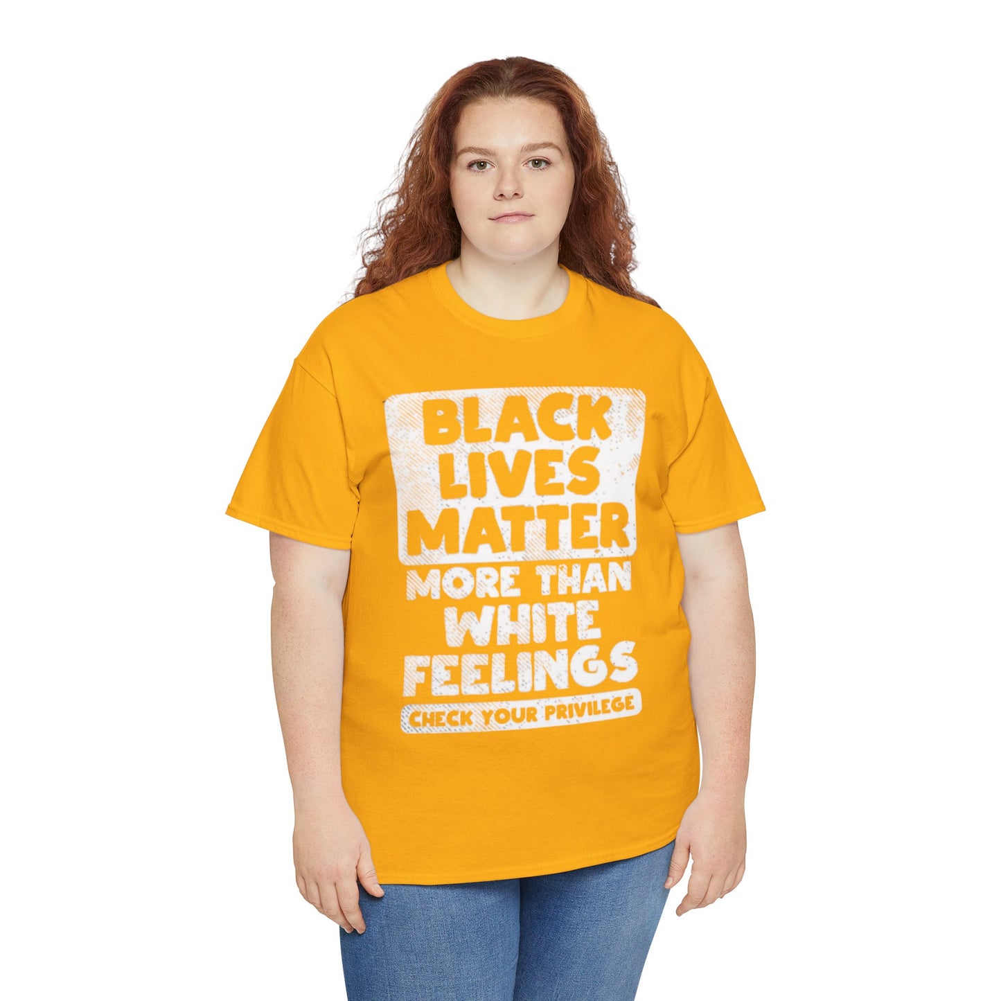 Black Lives Matter Graphic Tee — "More Than White Feelings" Social Justice T‑Shirt
