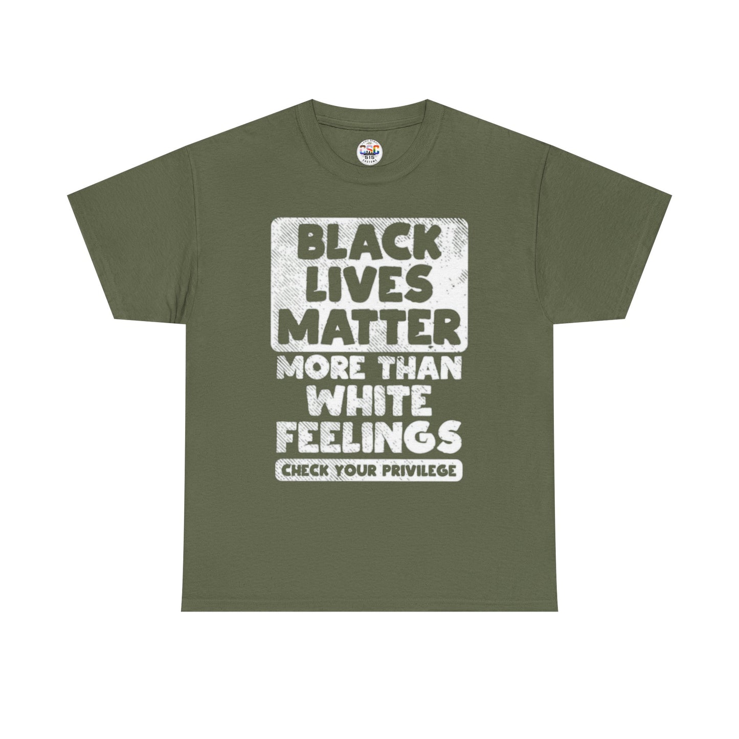 Black Lives Matter Graphic Tee — "More Than White Feelings" Social Justice T‑Shirt