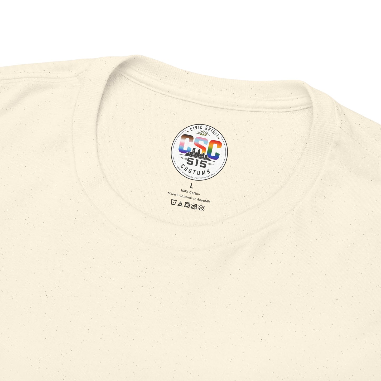 Humanity Before Politics T-Shirt — Unity Hands Graphic Tee