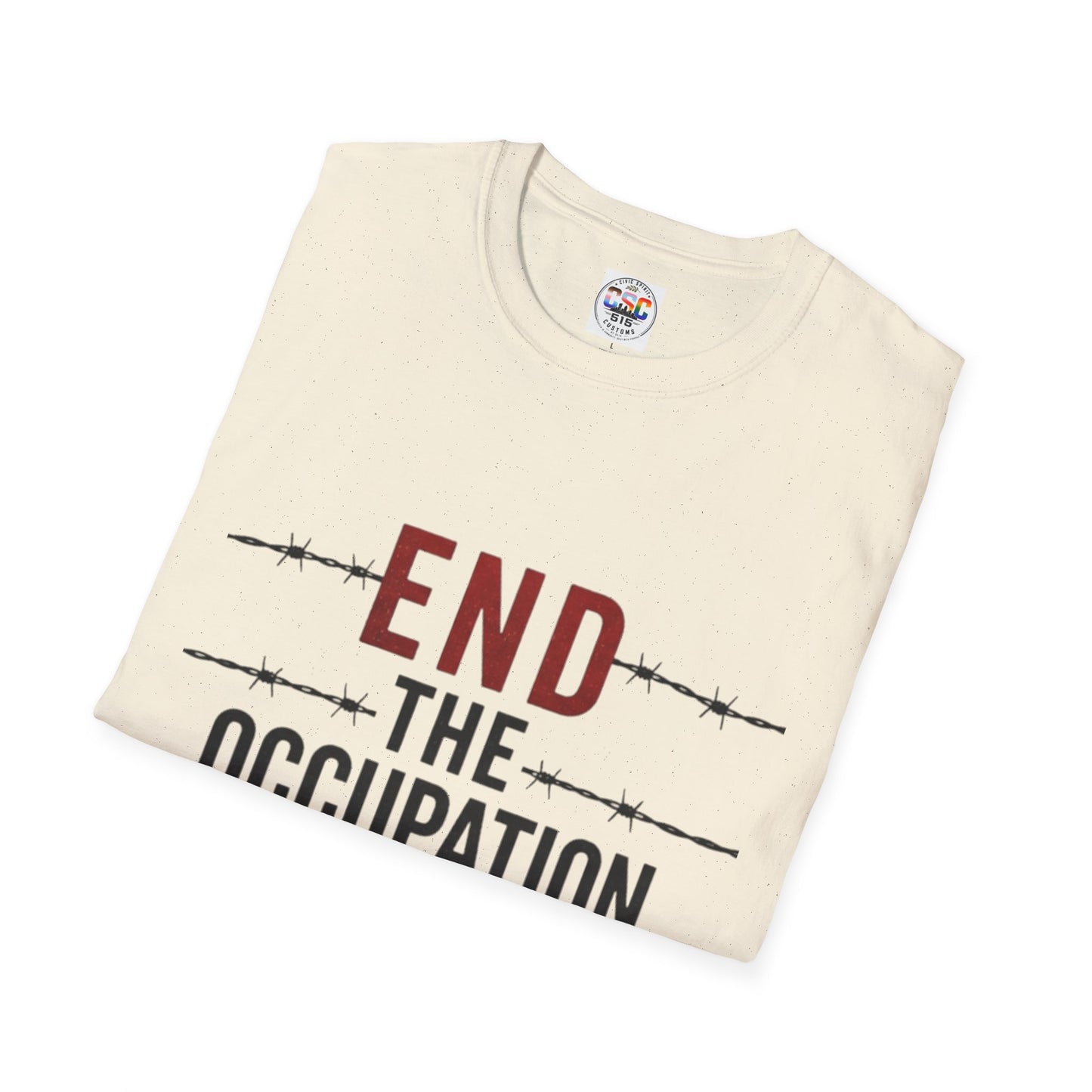 End The Occupation T-Shirt — Political Protest Tee
