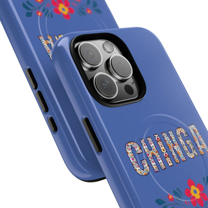 Phone Case — "Chinga La Migra" Tough Magnetic Protective Case | Floral Bold Statement