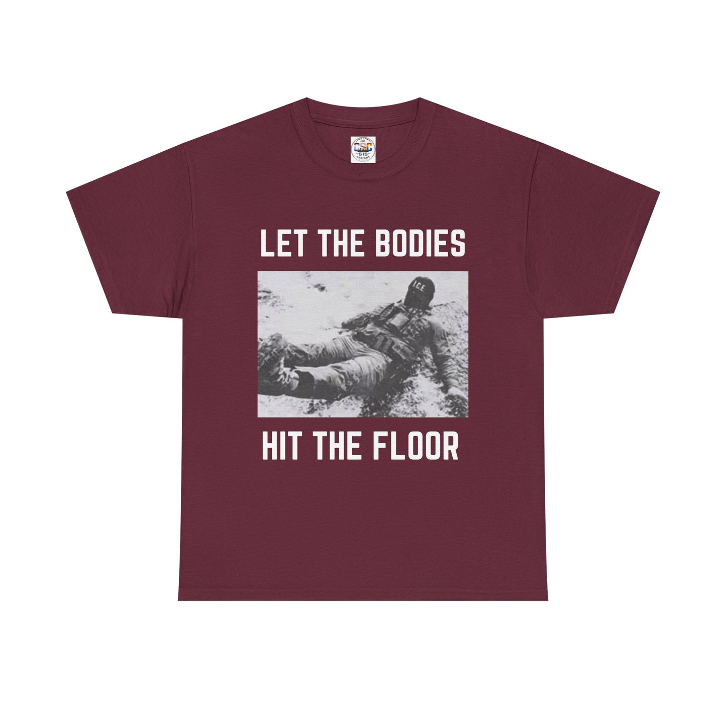 Let The Bodies Hit The Floor T-Shirt — Gothic Metal Band Lyric Tee