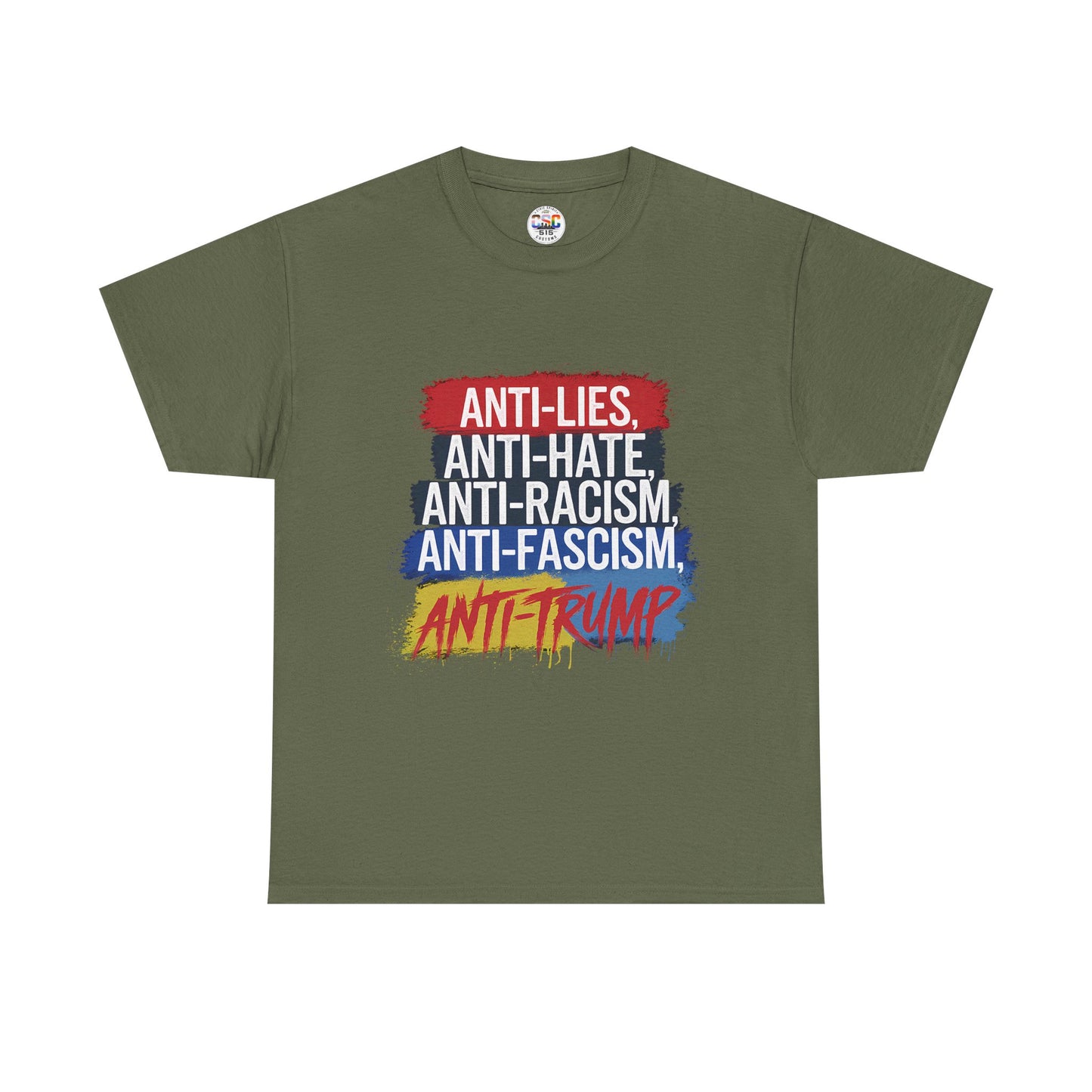 Anti-Lies Anti-Hate Anti-Racism Anti-Fascism Anti-Trump T-Shirt