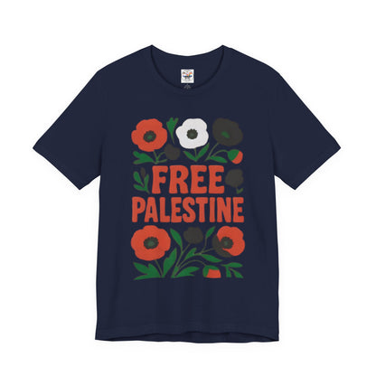Free Palestine Floral Tee