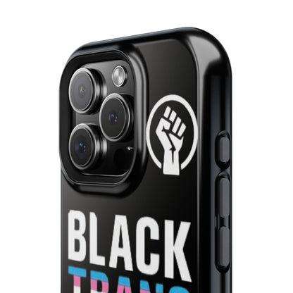 Impact-Resistant Phone Case — “Black Trans Lives Matter” Bold Activist Design