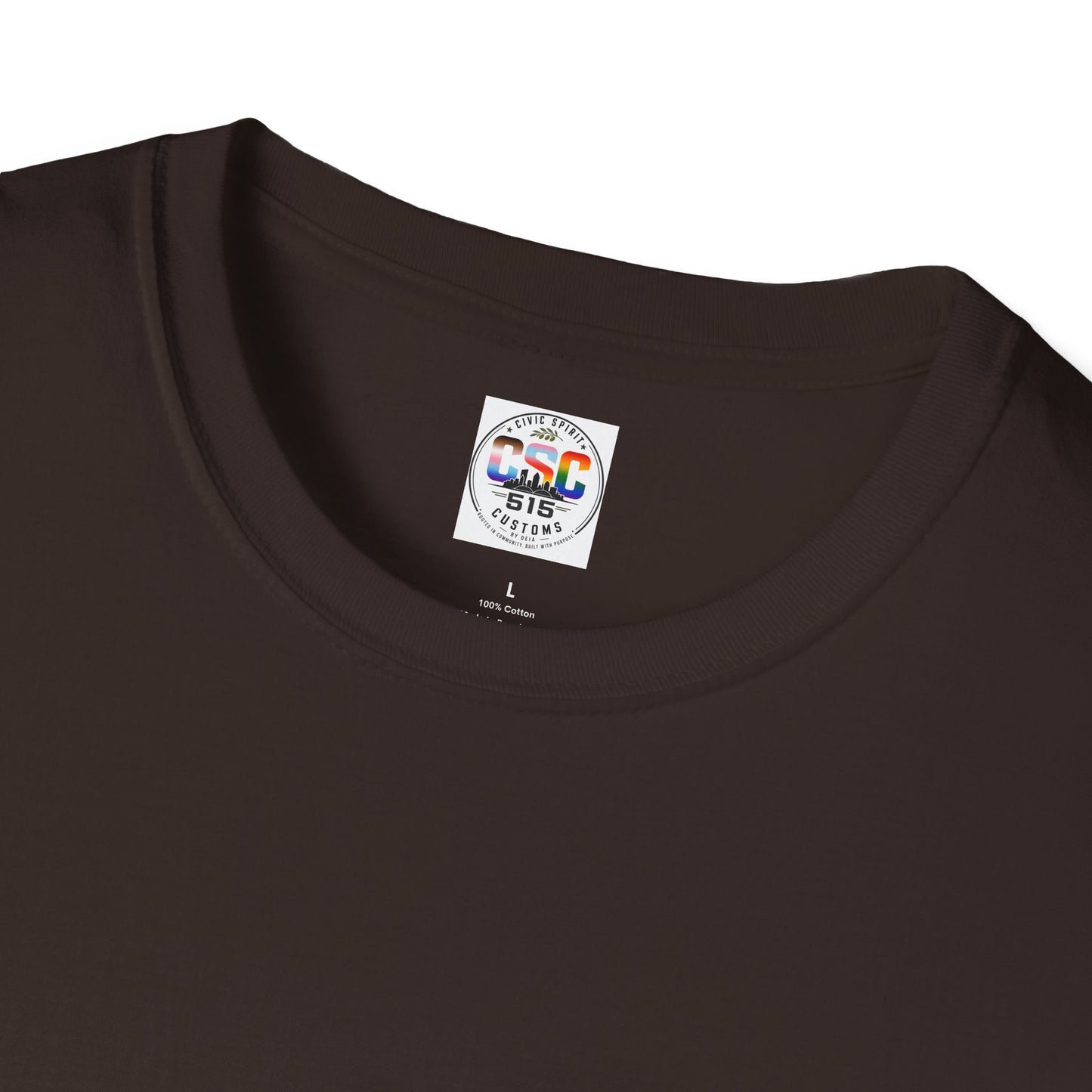 Human Beings Rainbow Tee — “Colors May Vary” Organic Pride T-Shirt