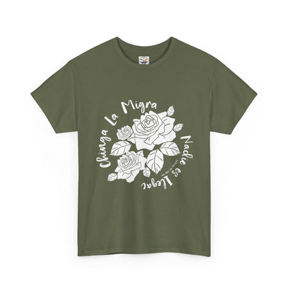 Nadie Es Illegal Rose Graphic Tee