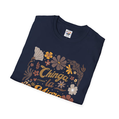 Retro Brown Floral Mexican Pride Tee