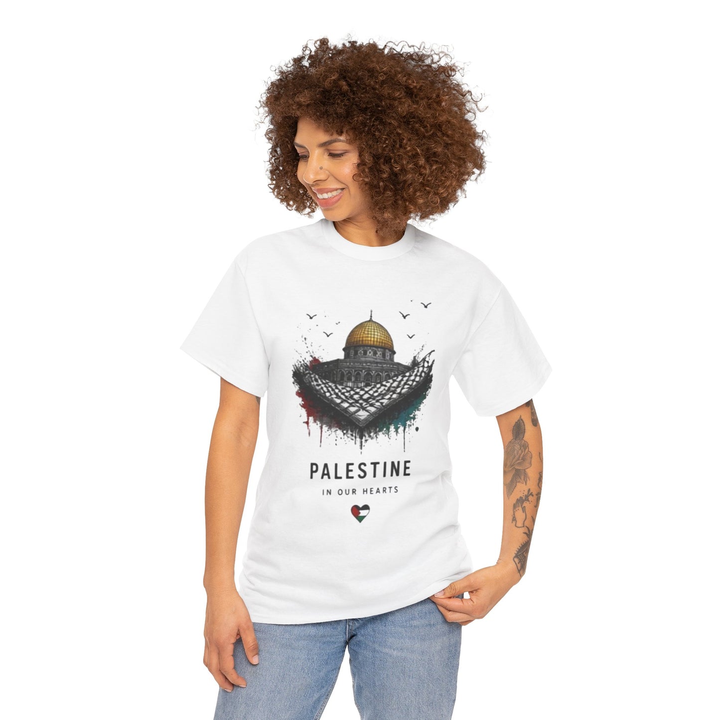 Palestine In Our Hearts Tee