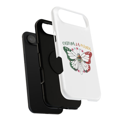 Phone Case — "Chinga La Migra" Mexican Flag Butterfly Impact-Resistant Case