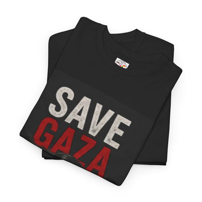 Save Gaza T-Shirt — Child with Teddy Protest Tee