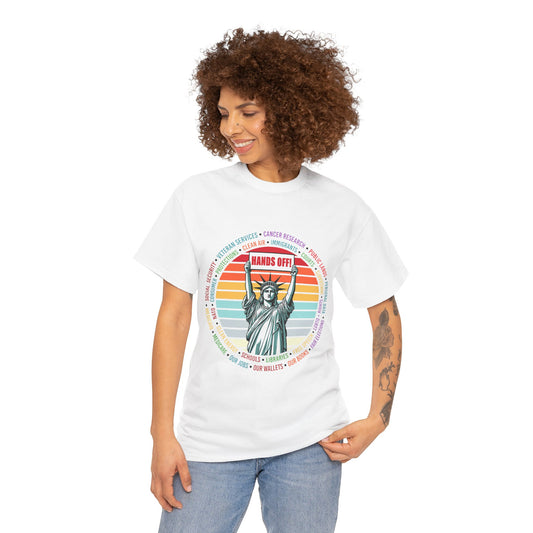 Statue of Liberty "Hands Off!" Tee