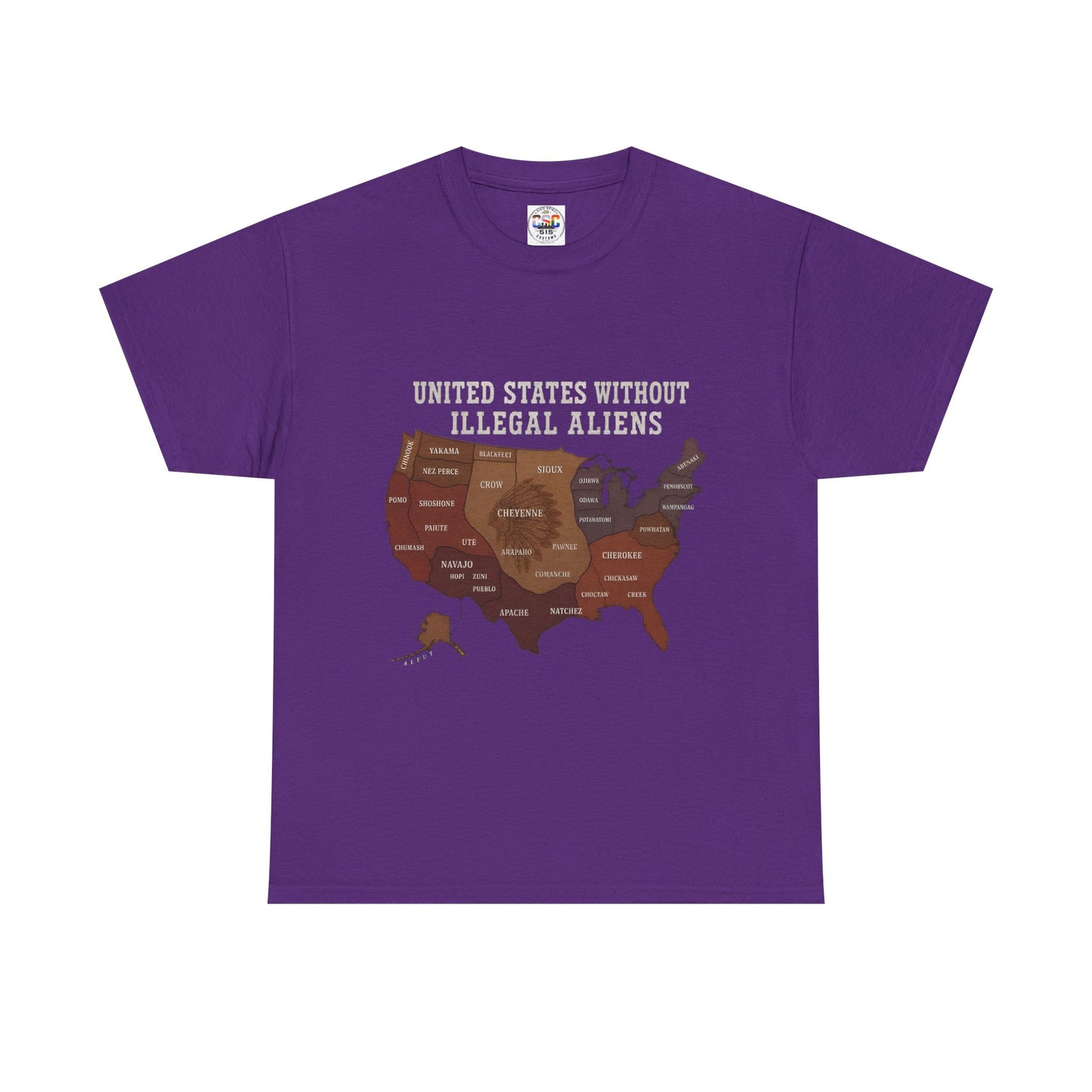 “United States Without Illegal Aliens” Political Graphic T-Shirt