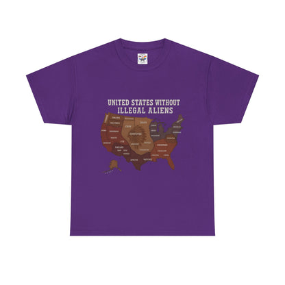 “United States Without Illegal Aliens” Political Graphic T-Shirt