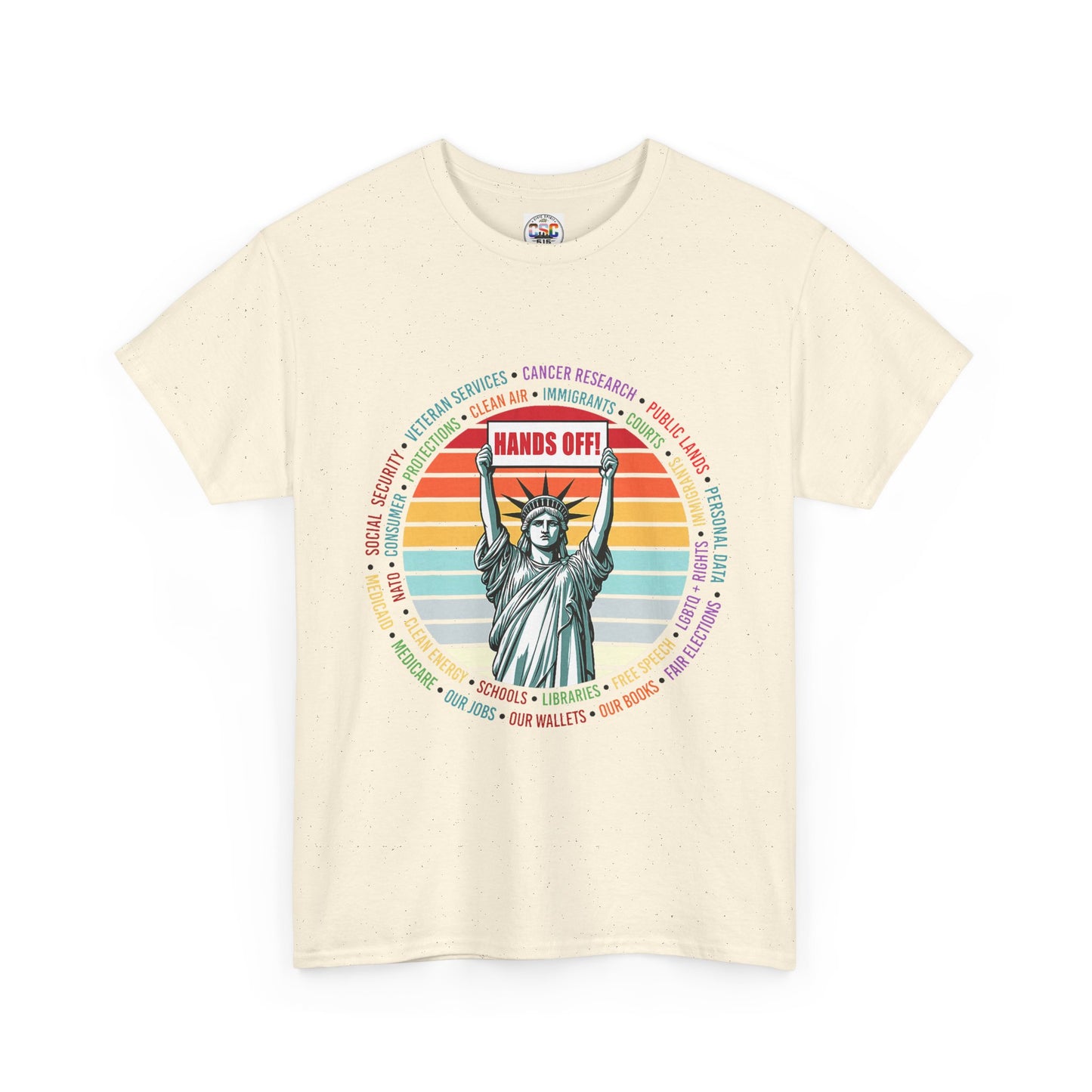 Statue of Liberty "Hands Off!" Tee