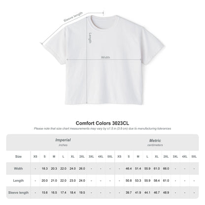 Butterfly 'Chinga La Migra' Boxy Tee — Mexican Flag Monarch Shirt