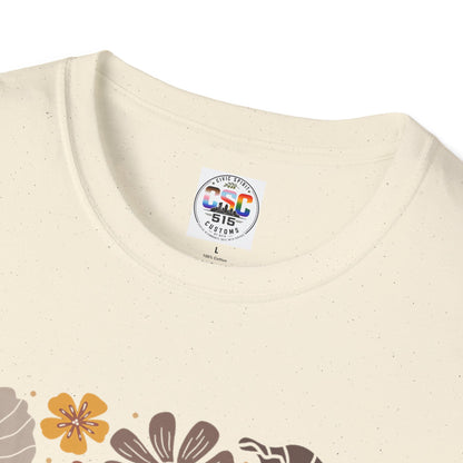 Retro Brown Floral Mexican Pride Tee