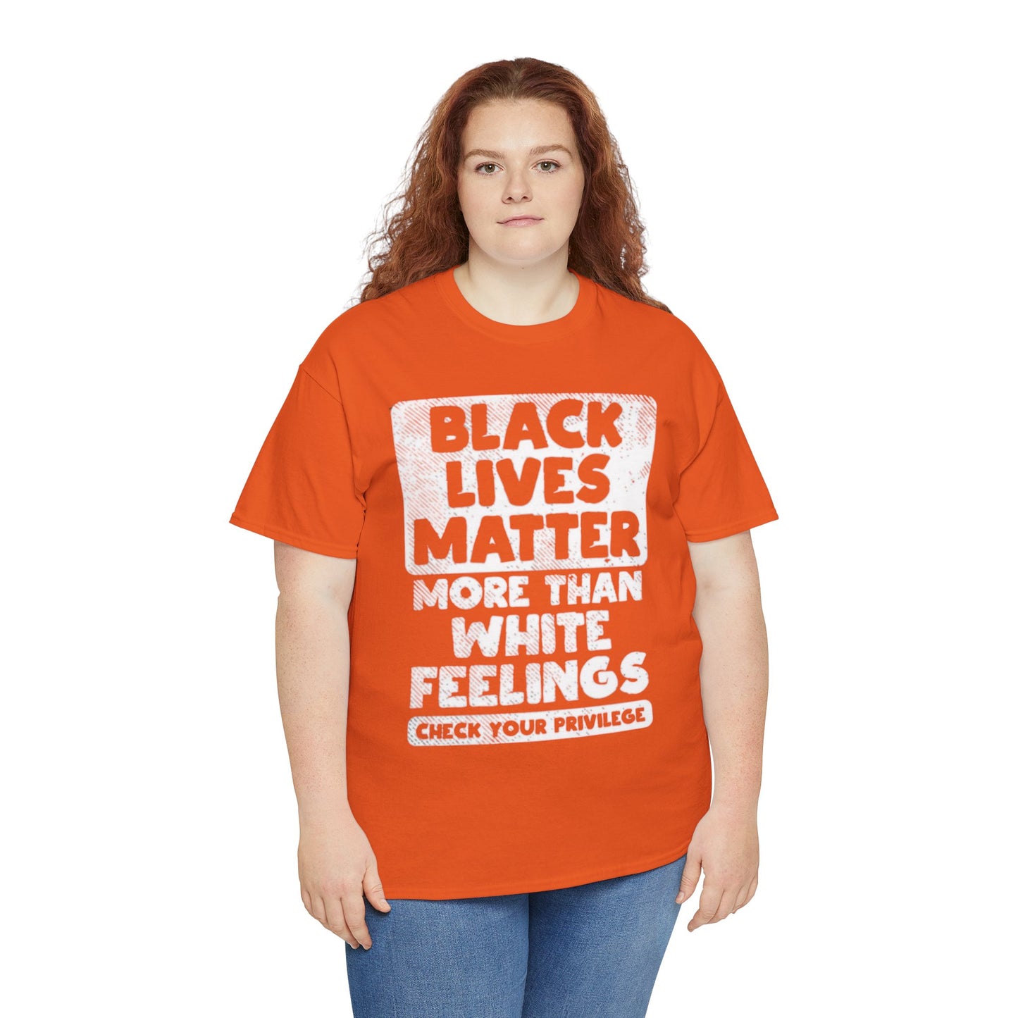 Black Lives Matter Graphic Tee — "More Than White Feelings" Social Justice T‑Shirt