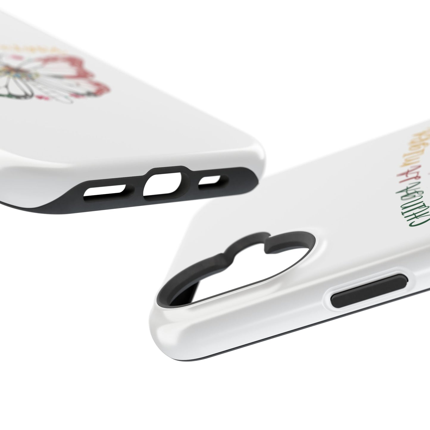 Phone Case — "Chinga La Migra" Mexican Flag Butterfly Impact-Resistant Case
