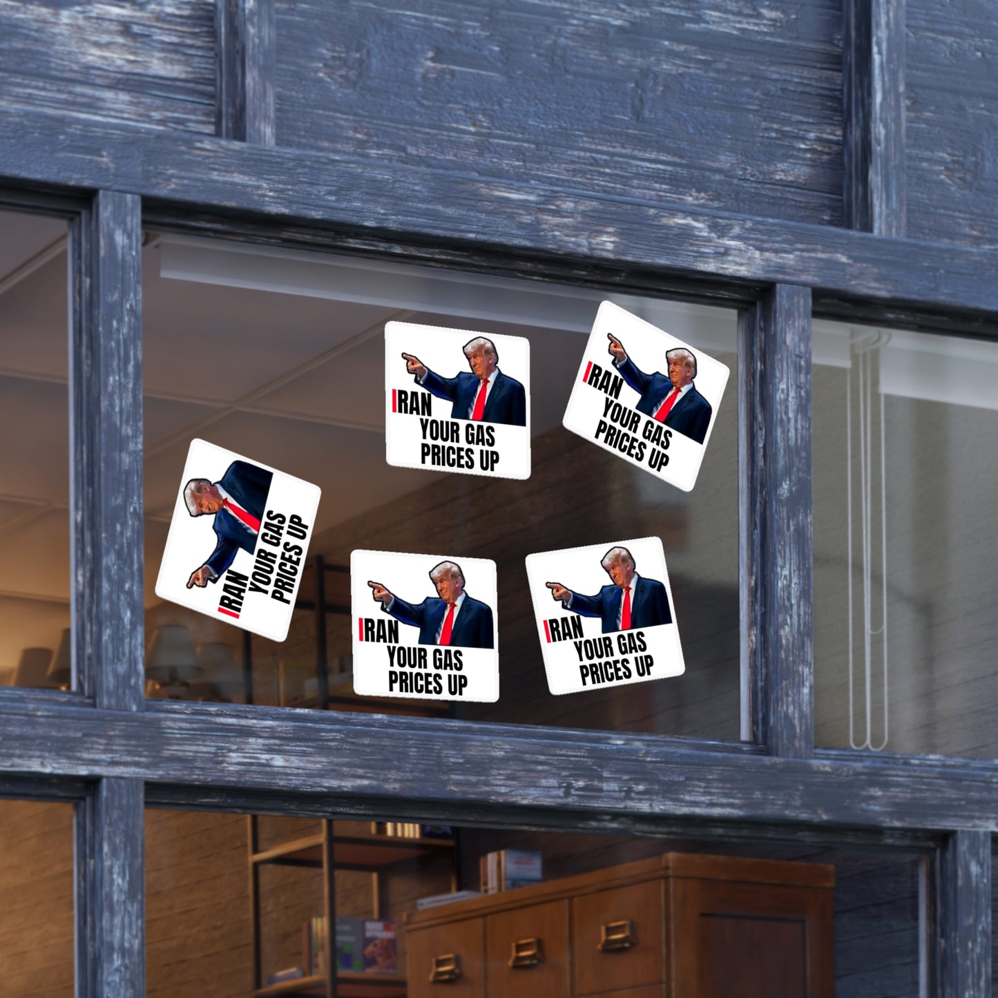 Political Sticker Pack — “I Ran Your Gas Prices Up” 10‑Piece Sheet