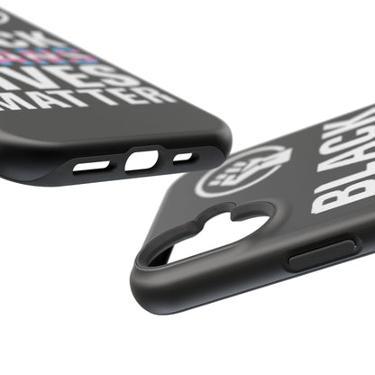 Impact-Resistant Phone Case — “Black Trans Lives Matter” Bold Activist Design