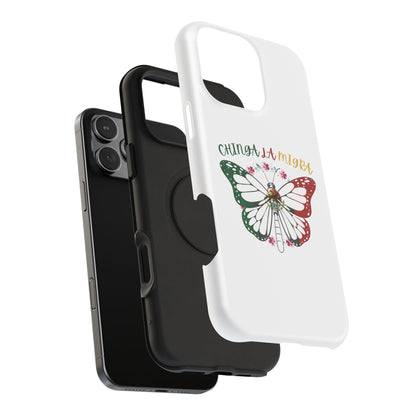Phone Case — "Chinga La Migra" Mexican Flag Butterfly Impact-Resistant Case