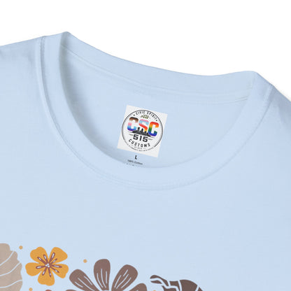 Retro Brown Floral Mexican Pride Tee