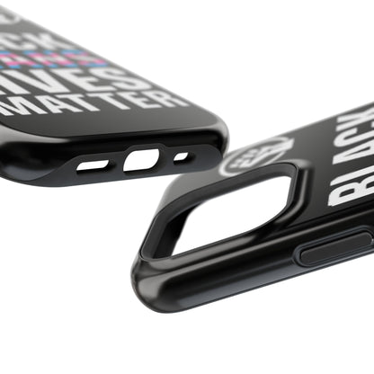 Impact-Resistant Phone Case — “Black Trans Lives Matter” Bold Activist Design