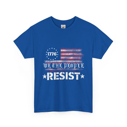 Resist 1776 Tee — 'We The People' Distressed American Flag T-Shirt