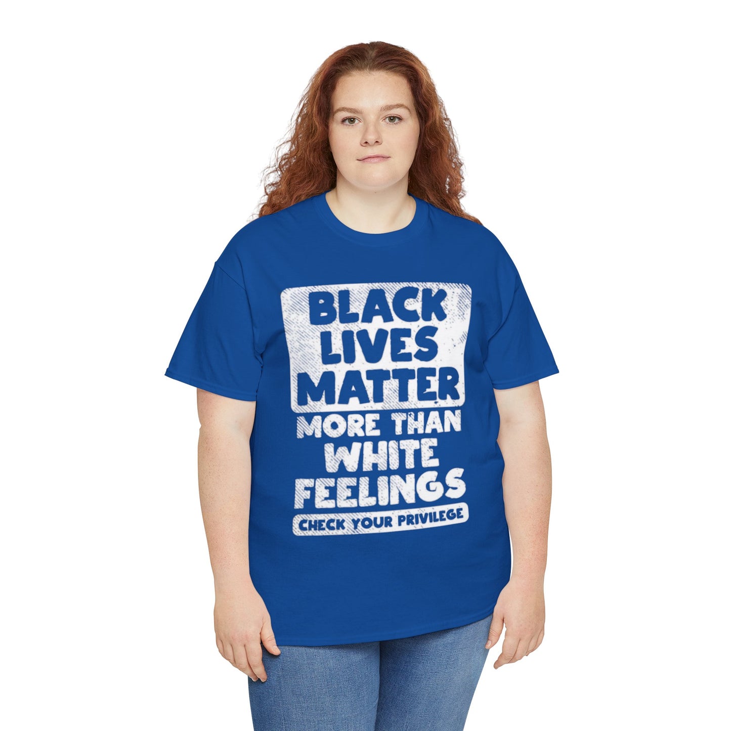 Black Lives Matter Graphic Tee — "More Than White Feelings" Social Justice T‑Shirt