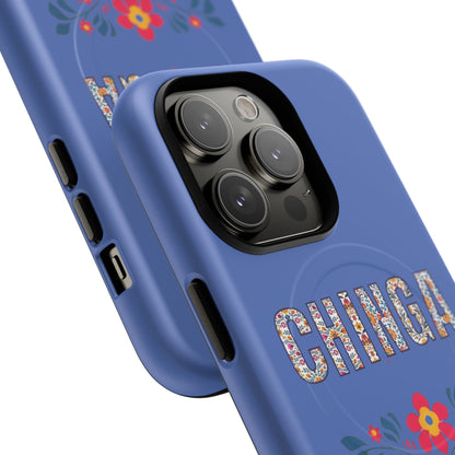 Phone Case — "Chinga La Migra" Tough Magnetic Protective Case | Floral Bold Statement