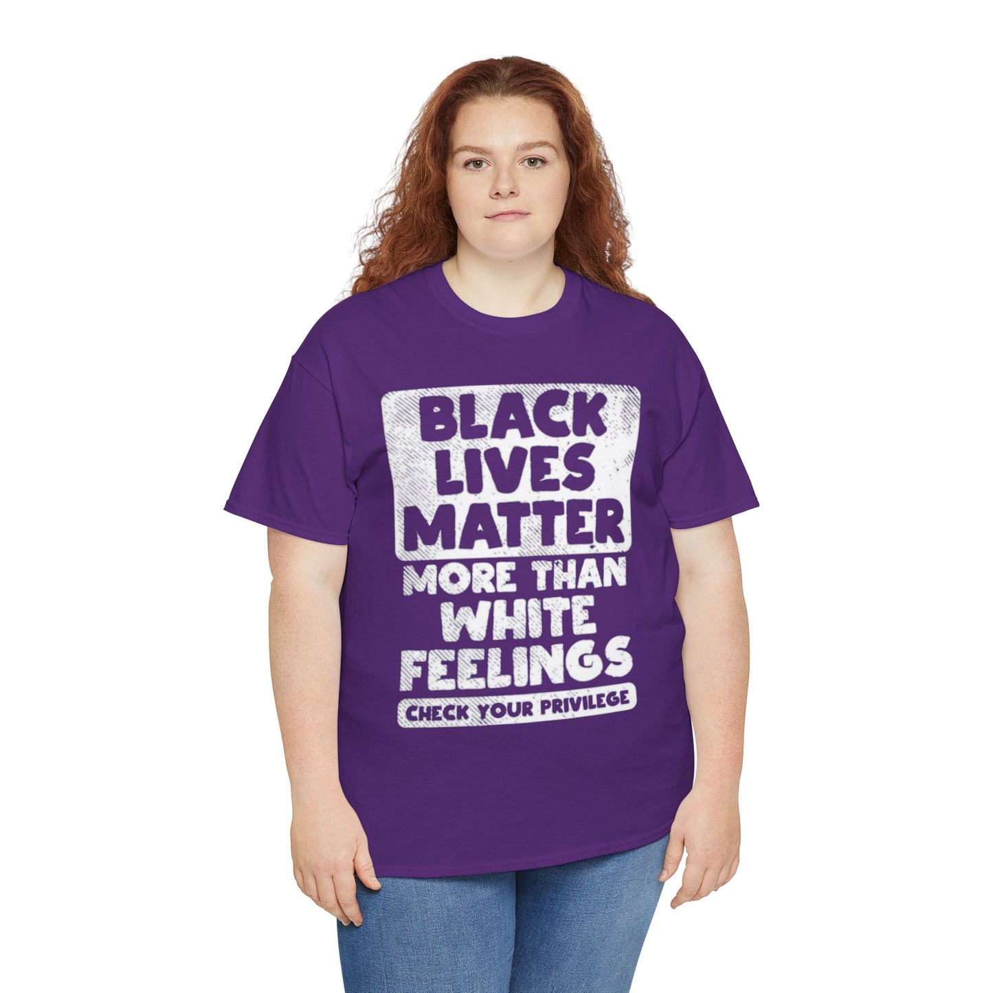 Black Lives Matter Graphic Tee — "More Than White Feelings" Social Justice T‑Shirt