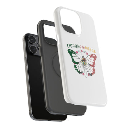 Phone Case — "Chinga La Migra" Mexican Flag Butterfly Impact-Resistant Case