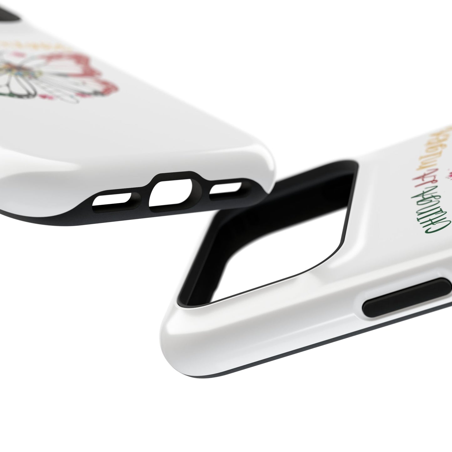 Phone Case — "Chinga La Migra" Mexican Flag Butterfly Impact-Resistant Case