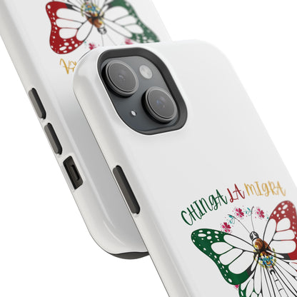 Phone Case — "Chinga La Migra" Mexican Flag Butterfly Impact-Resistant Case
