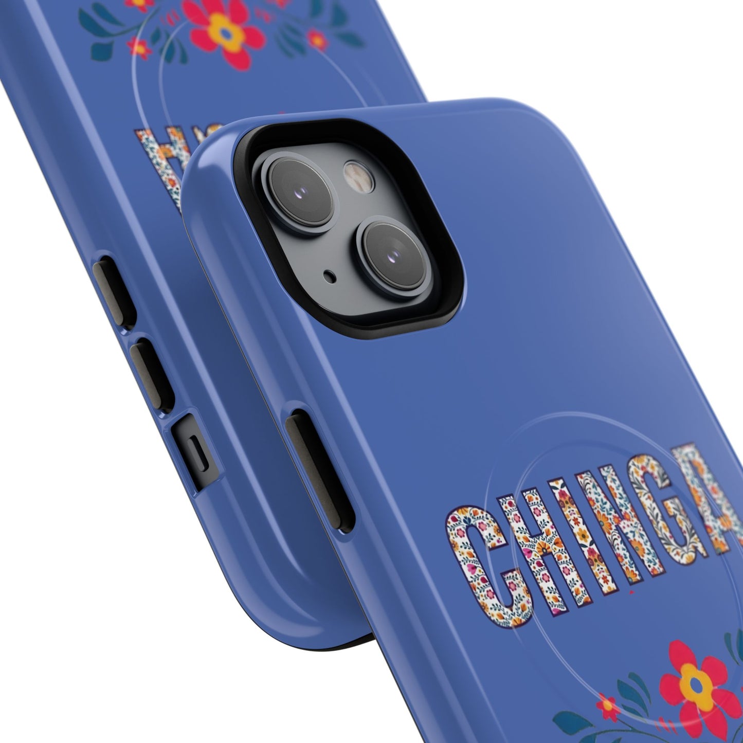 Phone Case — "Chinga La Migra" Tough Magnetic Protective Case | Floral Bold Statement