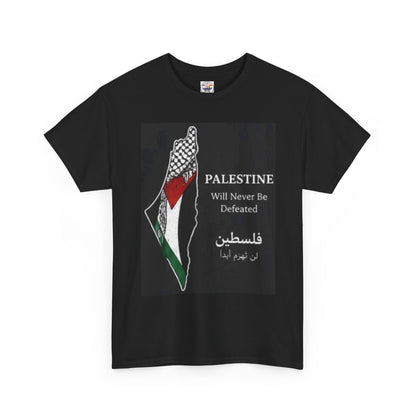Palestine Will Never Be Defeated Tee