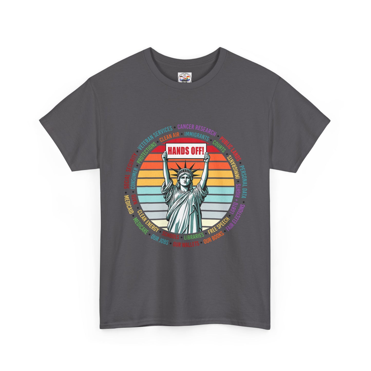 Statue of Liberty "Hands Off!" Tee