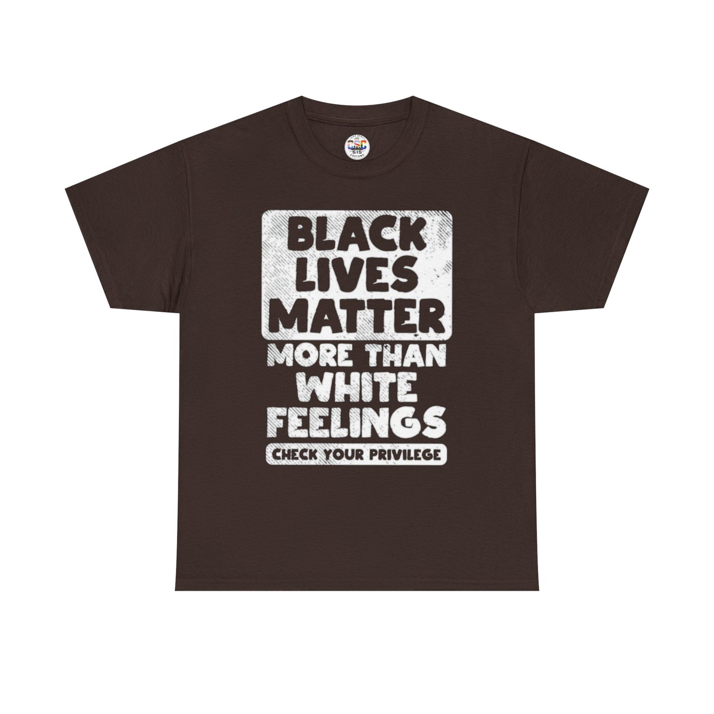 Black Lives Matter Graphic Tee — "More Than White Feelings" Social Justice T‑Shirt