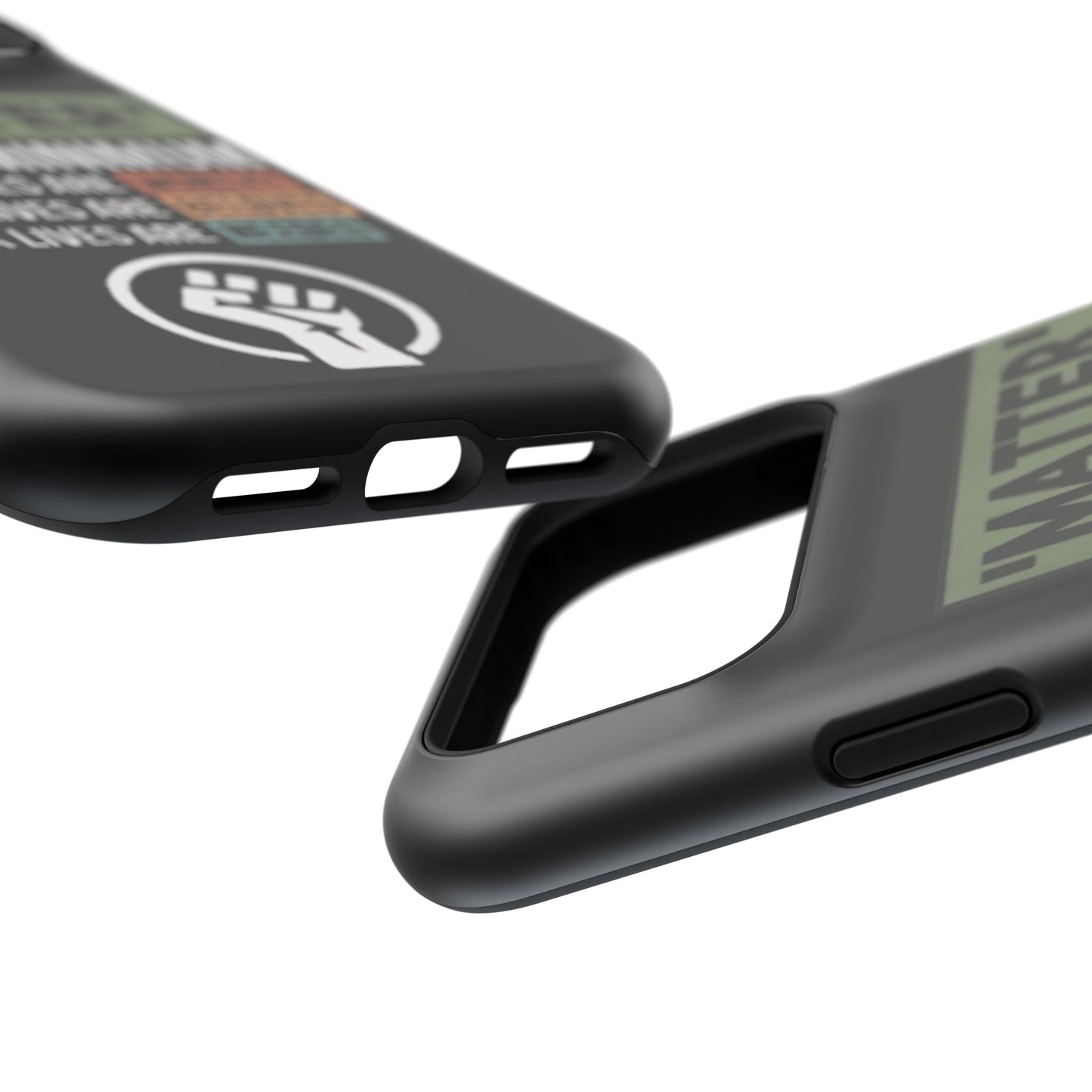 Impact-Resistant Phone Case — "Matter is the Minimum: Black Lives Are Worthy, Beloved, Needed"