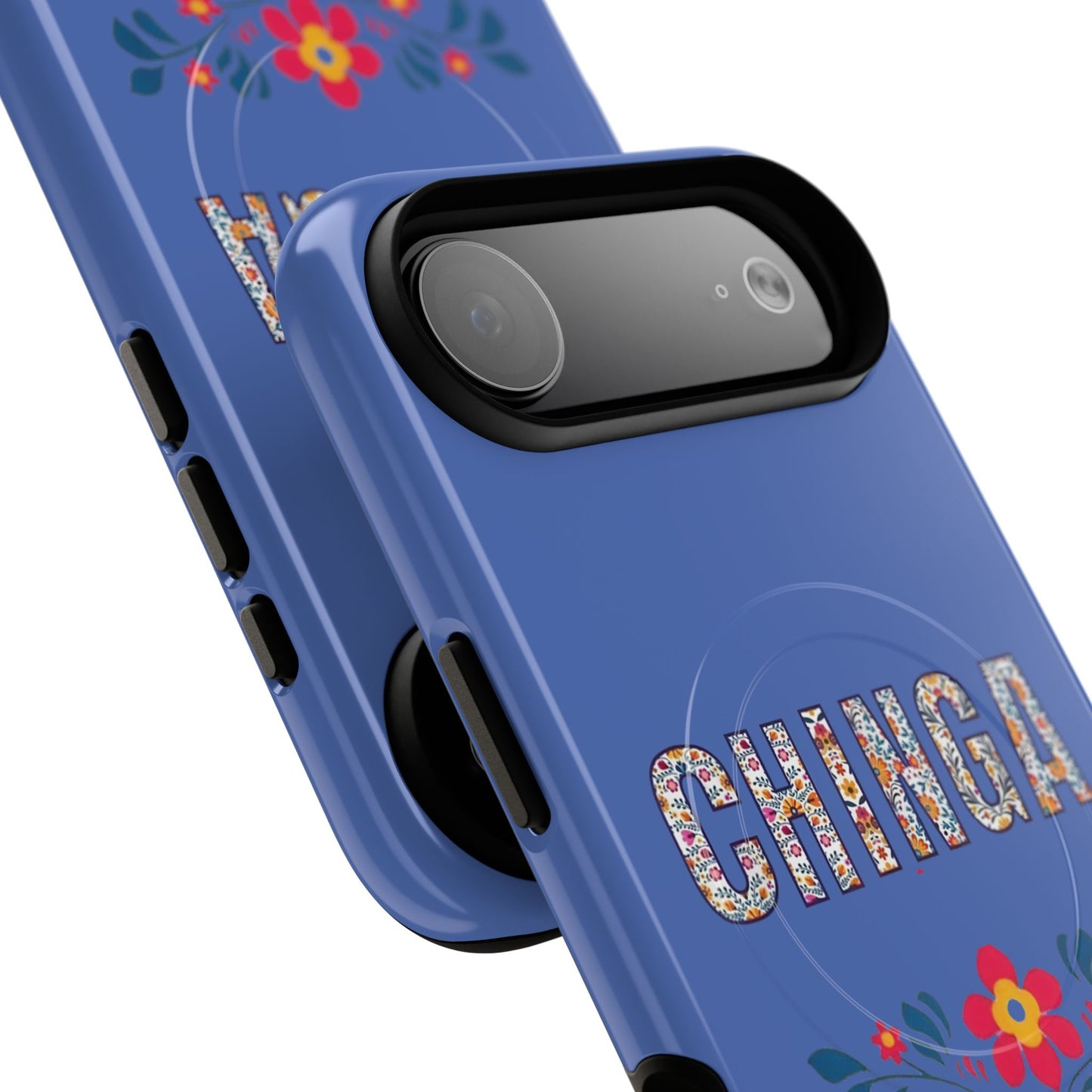 Phone Case — "Chinga La Migra" Tough Magnetic Protective Case | Floral Bold Statement