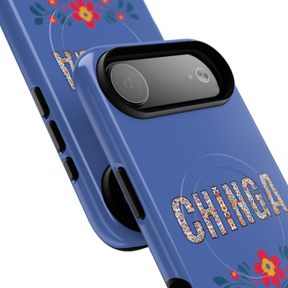 Phone Case — "Chinga La Migra" Tough Magnetic Protective Case | Floral Bold Statement